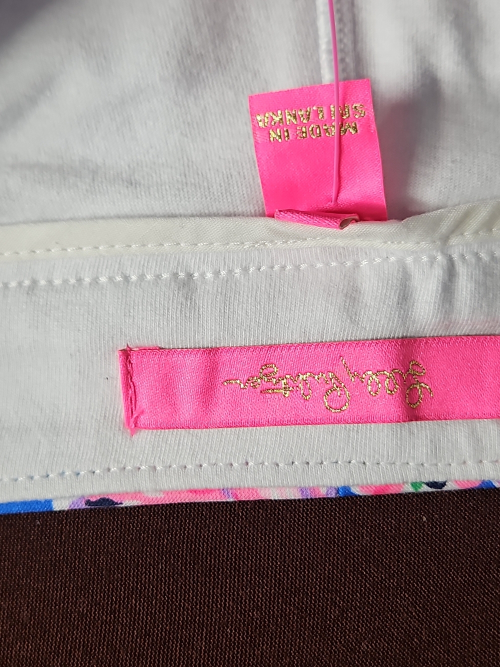 Lilly Pulitzer Blue Floral Pink Bloom Skort Size 8 - Picture 8 of 11